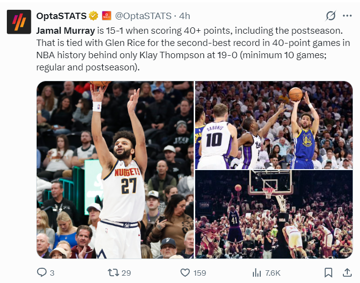 世界杯官方入口更新-穆雷狂轰45分连刷四纪录！近三战109分势头猛烈 阿帅：他扛起球队