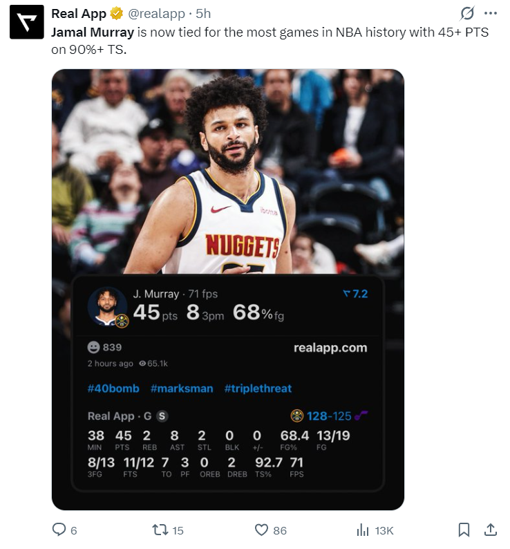 世界杯官方入口更新-穆雷狂轰45分连刷四纪录！近三战109分势头猛烈 阿帅：他扛起球队