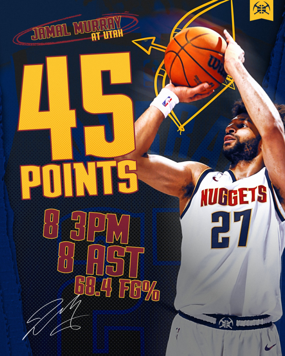 世界杯官方入口更新-穆雷狂轰45分连刷四纪录！近三战109分势头猛烈 阿帅：他扛起球队