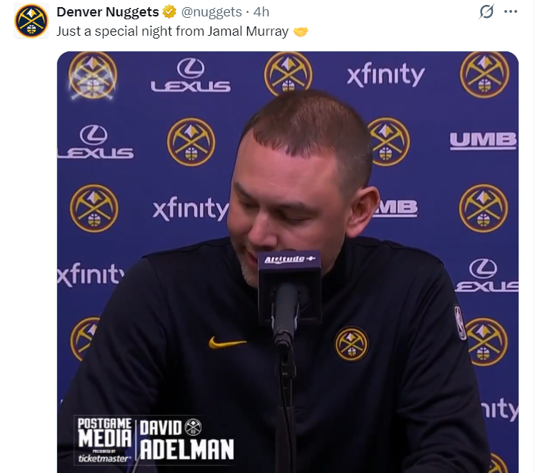 世界杯官方入口更新-穆雷狂轰45分连刷四纪录！近三战109分势头猛烈 阿帅：他扛起球队